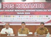 Sekda Aceh Dorong Percepatan Pemanfaatan Kayu Hanyutan Pascabanjir
