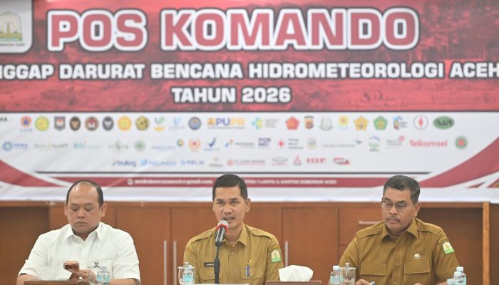 Sekda Aceh Dorong Percepatan Pemanfaatan Kayu Hanyutan Pascabanjir