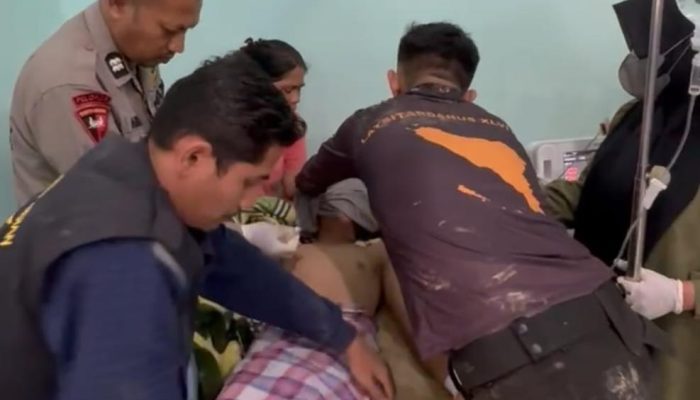 Haikal Hanyut di Sungai Kuala Simpang, Diselamatkan Taruna Akpol Peserta Latsitardanus