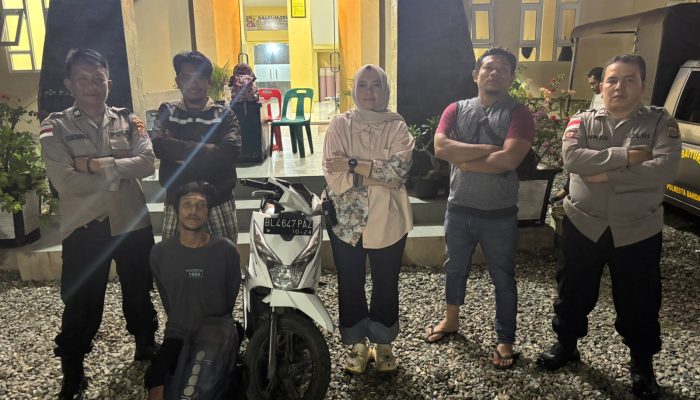 Tak Sampai 1×24 Jam, Dua Pencuri Tas di Depan Apotek Cinta Sehat Diringkus Polisi