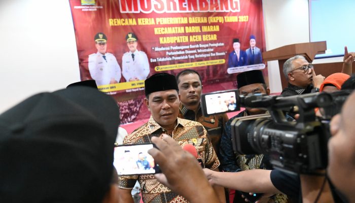 Bupati Aceh Besar Buka Musrenbang Perdana RKPD 2027 Tingkat Kecamatan di Darul Imarah