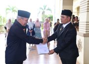 Syech Muharram Tunjuk Yusmadi sebagai Plt Dirut PDAM Tirta Mountala