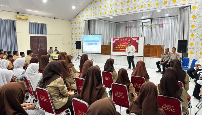 Polda Aceh Sosialisasikan E-Learning Polri Gratis ke Kalangan Sekolah