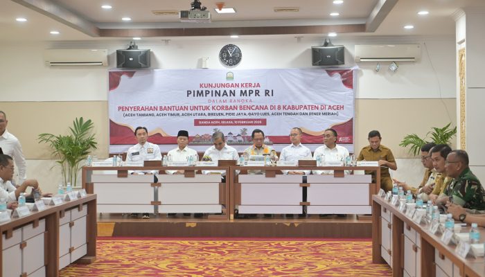 Wagub Aceh Minta Percepatan Jadup, Pemulihan Ekonomi hingga Sapi Meugang saat Kunjungan Pimpinan MPR RI