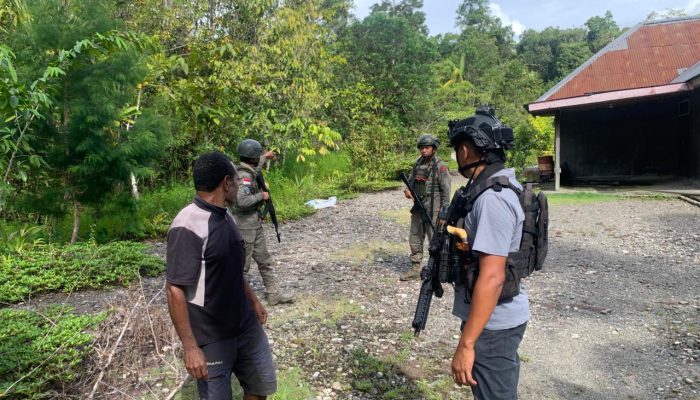 Respons Cepat Satgas Damai Cartenz 2026 Tindaklanjuti Informasi Senjata Api Rakitan di Dekai