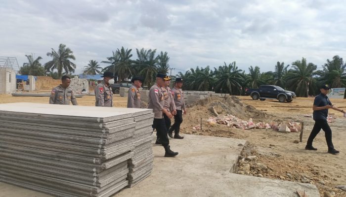 Wakapolda Aceh Tinjau Progres Hunian Tetap bagi Korban Bencana di Aceh Tamiang