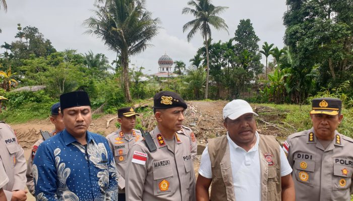 Kapolda Aceh Tinjau Jembatan Putus di Jeunieb, Siapkan Pembangunan Bailey
