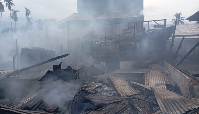 Diduga Dibakar ODGJ, Empat Rumah Ludes dan Tiga Rusak di Bambel Aceh Tenggara