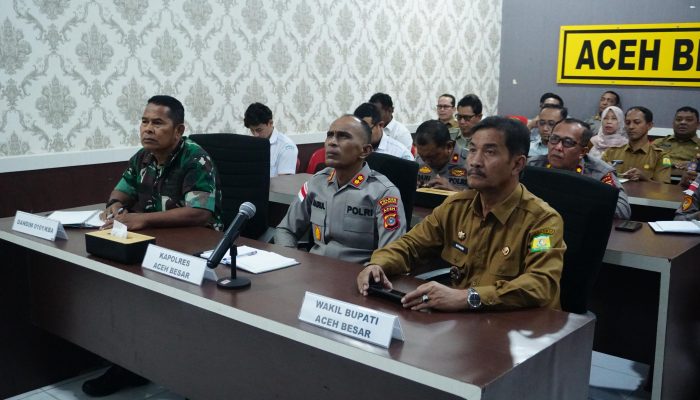 Wabup Aceh Besar Ikuti Rakor Lintas Sektor Jelang Idul Fitri 1447 H