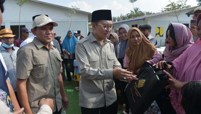 Wagub Aceh Dampingi Menteri Kebudayaan Kunjungi Seniman, Anak Yatim dan Warga Huntara di Aceh Tamiang