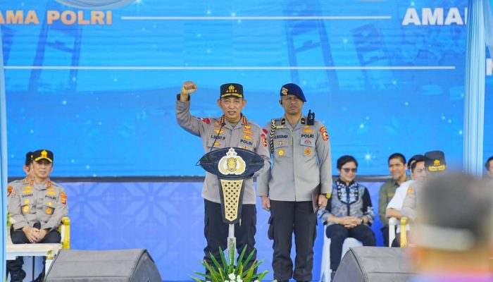 Pimpin Apel Ojol-Buruh di Sumsel, Kapolri Tekankan Jaga Persatuan hingga Stabilitas Nasional