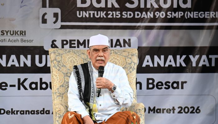Abu Ulee Titi Apresiasi Program Beut Kitab Bak Sikula dan Santunan Anak Yatim Pemkab Aceh Besar