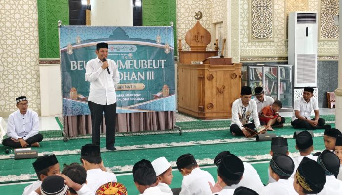 Dinas Syariat Islam Aceh Apresiasi Program Beuet Semeubeut Ramadhan di Gampong Tanjong Seulamat