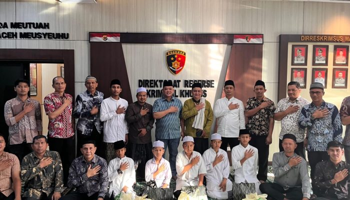 Ditreskrimsus Polda Aceh Gelar Doa Bersama dan Santuni Anak Yatim di Bulan Ramadan