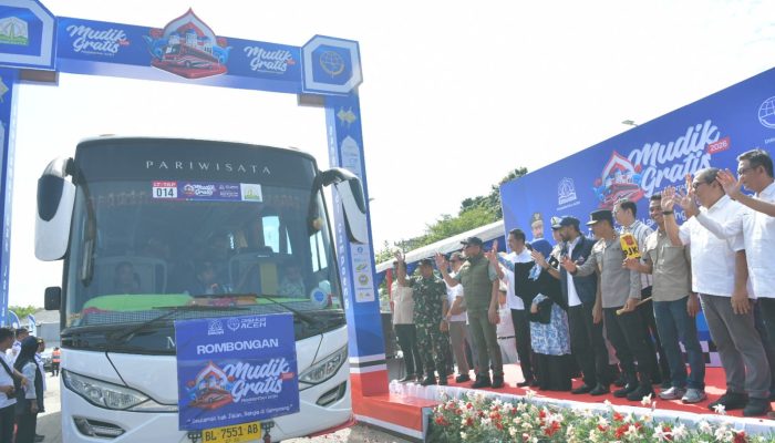 Gubernur Mualem Lepas Ribuan Peserta Mudik Gratis Pemerintah Aceh