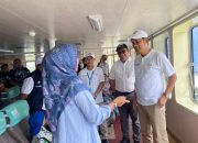 Sekda Aceh Sapa Pemudik di KMP Aceh Hebat 2, 650 Tiket Gratis Disiapkan ke Sabang