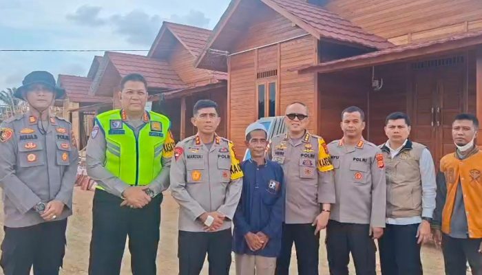 Kapolda Aceh Tinjau Progres Huntap di Aceh Tamiang, Siap Berlebaran Bersama Masyarakat