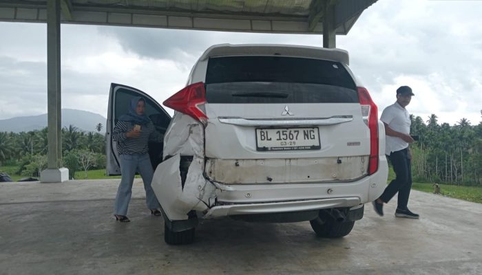 Pajero Tabrak Pembatas di Tol Sigli–Banda Aceh, Tidak Ada Korban Jiwa