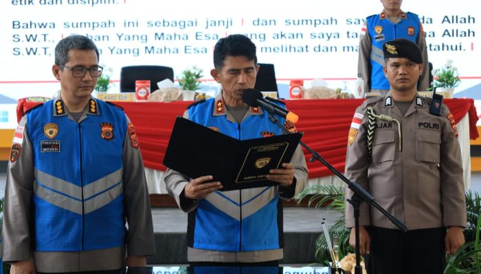 Kapolda Aceh Pimpin Pakta Integritas Rekrutmen Polri 2026, Tegaskan Seleksi Bersih Tanpa Titipan