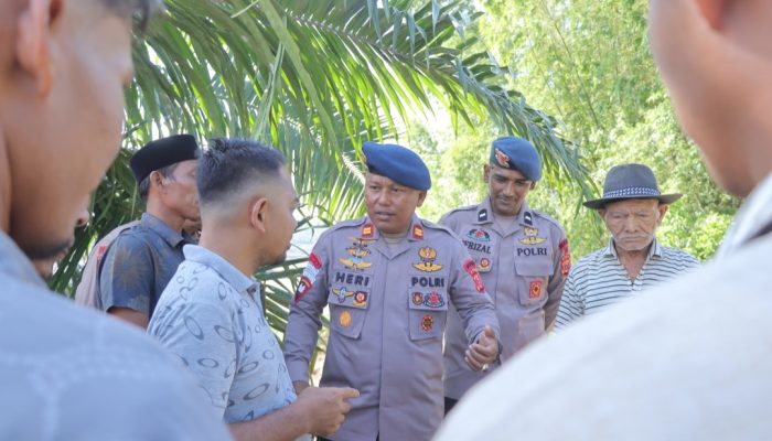 Masyarakat Sawang Apresiasi Polri atas Pembangunan Jembatan Bailey