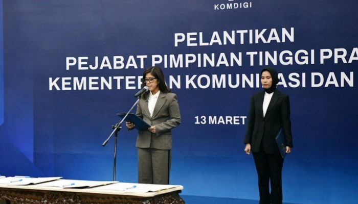 Meutya Hafid Minta Pejabat Baru Kemkomdigi Percepat Transformasi Digital Nasional