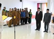 Kukuhkan Tiga Pejabat, Bupati Aceh Besar Tekankan Integritas, Kekompakan, dan Tanggung Jawab Aparatur