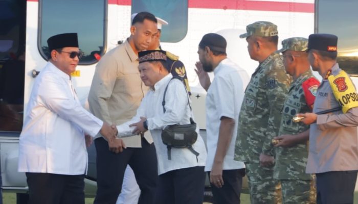 Presiden Prabowo Shalat Idul Fitri Bersama Warga Huntara di Aceh Tamiang, Turut dihadiri Kapolda Aceh