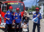 Damkar BPBD Aceh Besar Evakuasi Kucing Terjebak di Rumah Kosong Saat Lebaran