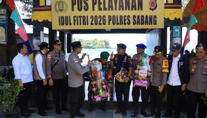 Kapolda Aceh Tinjau Pos Terpadu Ops Ketupat Seulawah 2026 di Sabang