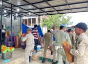 Satpol PP dan WH Aceh Besar Bongkar Kanopi Menjulur ke Jalan di Lambaro