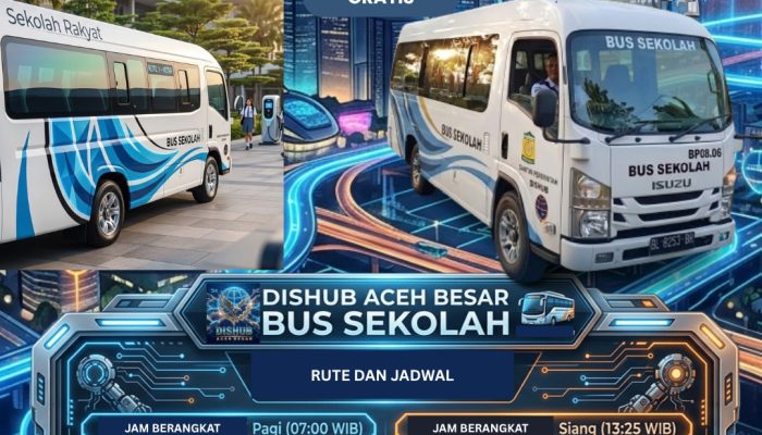 Pemkab Aceh Besar Sediakan Bus Sekolah Gratis, Layani Rute Jantho–Seulimeum PP