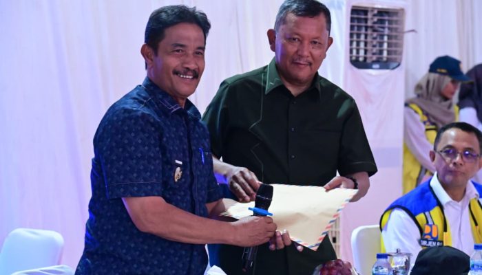 Wakil Bupati Syukri Serahkan Usulan Pembangunan Embung dan Waduk kepada Komisi V DPR RI