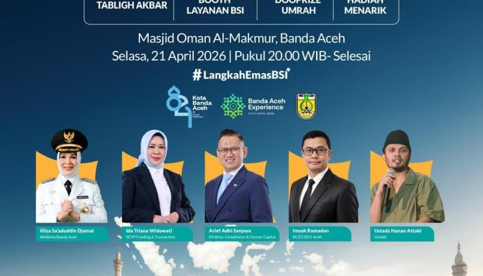 BSI dan Pemko Banda Aceh Luncurkan “Banda Aceh Berhaji”, Ustadz Hanan Attaki Isi Kajian Spiritual