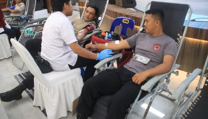 Ratusan Personel Polda Aceh Donor Darah, Wujud Nyata Kepedulian Kemanusiaan