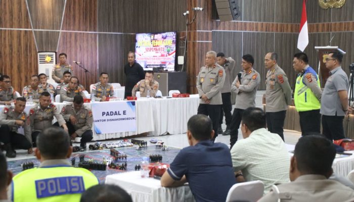 Polda Aceh Matangkan Kesiapan May Day 2026 Lewat Gladi Posko dan Tactical Floor Game