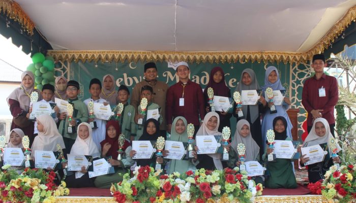 Milad ke-5 TPQ Babussalam Lam Ujong Berlangsung Meriah, Ratusan Santri Tampilkan Bakat