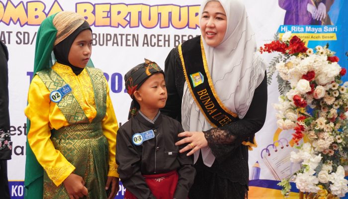 Aceh Besar Lestarikan Budaya Literasi Lewat Lomba Bertutur, 50 Pelajar SD/MI Ambil Bagian