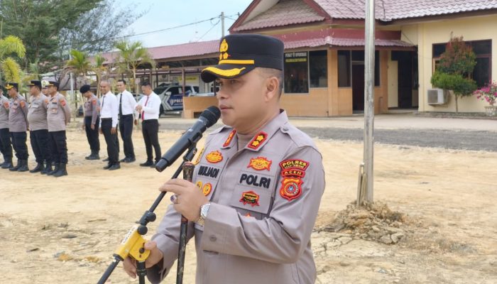Kapolres Aceh Tamiang Ajak Buruh Peringati May Day Secara Damai dan Tertib