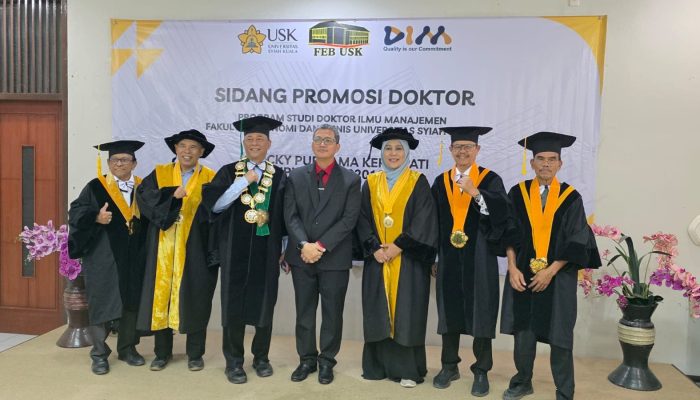 Karo SDM Polda Aceh Raih Gelar Doktor Ilmu Manajemen di USK