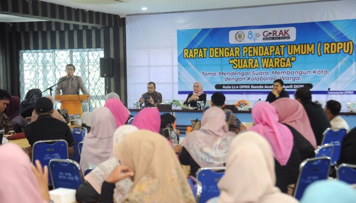DPRK Banda Aceh Gelar RDPU, Serap Aspirasi Warga