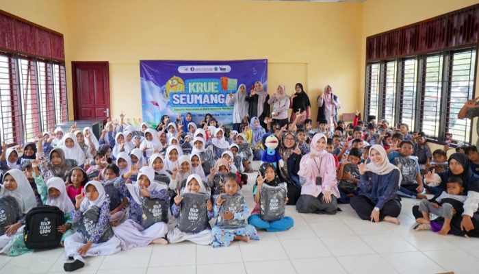 Perpustakaan BI Aceh Hadirkan “Krue Seumangat”, Pulihkan Keceriaan Anak-Anak Pidie Jaya