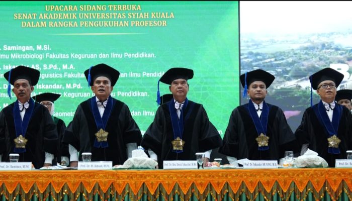 Lima Profesor Baru USK Siap Beri Dampak Nyata Bagi Masyarakat