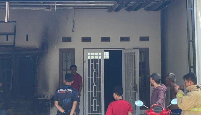 Kebakaran Garasi Rumah di Baitussalam, Api Cepat Dipadamkan
