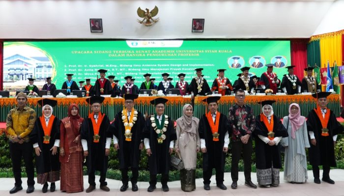 USK Kukuhkan Lima Profesor Baru