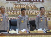 Kunker ke Polresta Banda Aceh, Kapolda Aceh Tekankan Profesionalisme dan Pelayanan Humanis Polri
