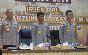 Kunker ke Polresta Banda Aceh, Kapolda Aceh Tekankan Profesionalisme dan Pelayanan Humanis Polri