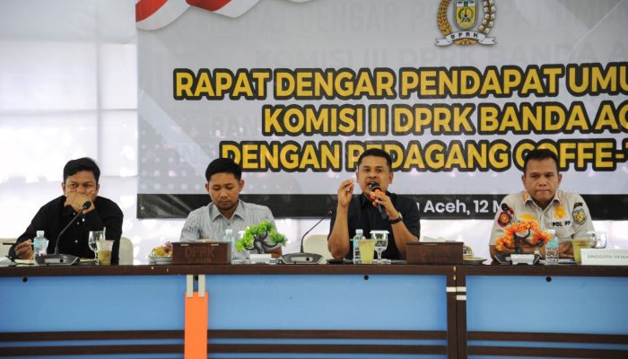 Pedagang Coffee Truck Mengadu ke DPRK, Dewan Minta Sistem Zonasi PKL Banda Aceh Ditinjau Ulang