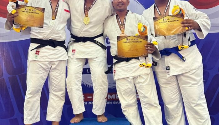 Bripda M. Dimas Pratama Personel SPN Polda Aceh Raih Medali Emas pada Kejuaraan Judo Kapolri Cup 2026