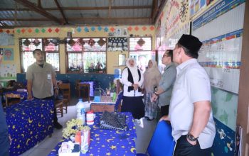 Saweu Sikula, Bupati Aceh Besar Dorong Pembangunan Fasilitas SDN 2 Lamcot