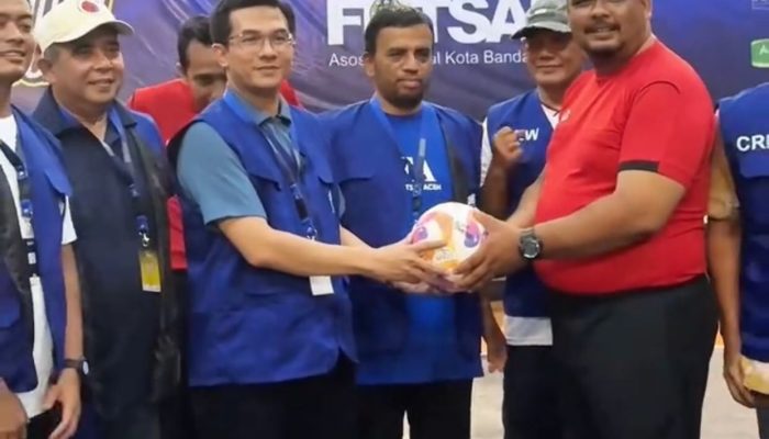 Ketua DPRK Banda Aceh Buka Turnamen Futsal AFK Cup 2026, Dorong Lahirnya Talenta Muda Aceh